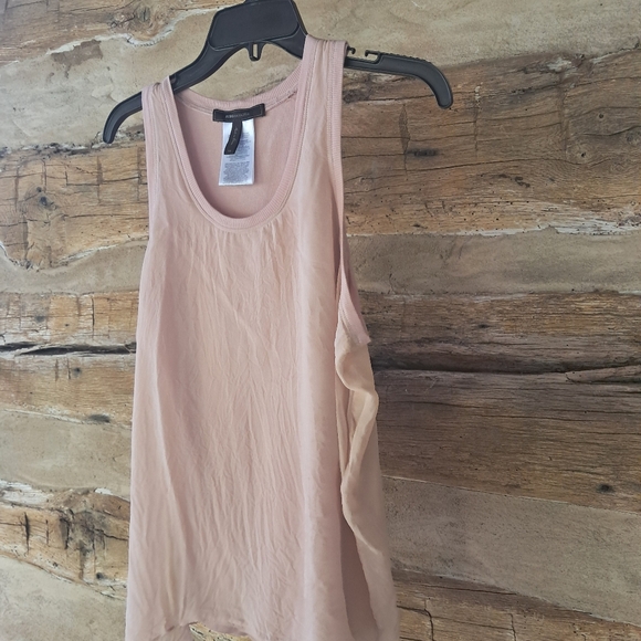 BCBGMaxazria Blush Pink Layered Silk Tank Top Size XS - Picture 3 of 7